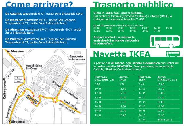 Come arrivare all ikea di ancona con i mezzi pubblici dalla